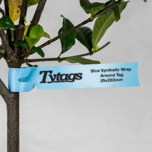 Blue Synthetic Wrap Around Tags 25x203