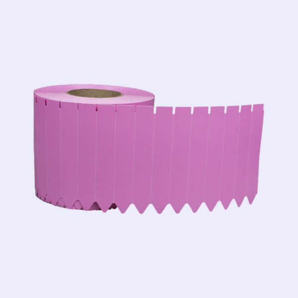 Pink Synthetic Pot Tags (25 x 150 mm) Roll